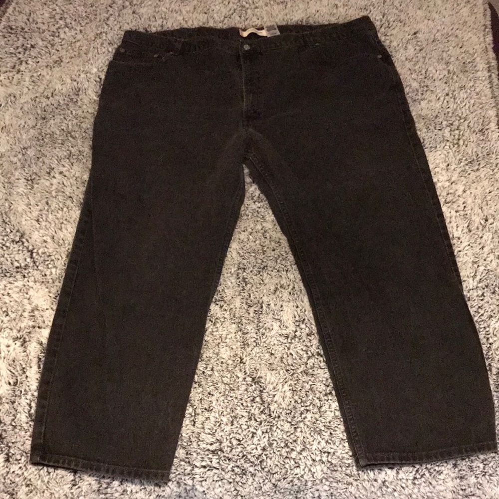 Mens black Levi jeans